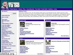 Sites similar to nothingtodo.co.uk