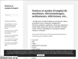 Sites similar to notice-et-mode-d-emploi.com