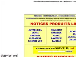 Sites similar to noticelidl.ovh