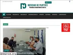 Sites similar to noticiasdeplottier.com.ar