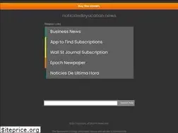 Sites similar to noticiasdeyucatan.news