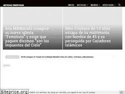 Sites similar to noticiasprofeticas.com