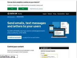 Sites similar to notifications.service.gov.uk