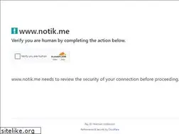 Sites similar to notik.me