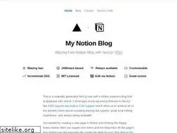 Sites similar to notion-blog.now.sh
