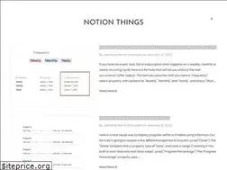Sites similar to notionthings.com