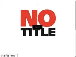 Sites similar to notitle.org
