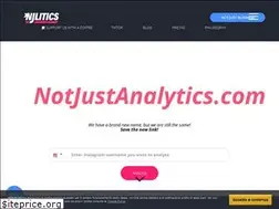 Sites similar to notjustanalytics.com