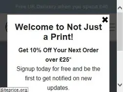 Sites similar to notjustaprint.com