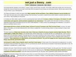 Sites similar to notjustatheory.com