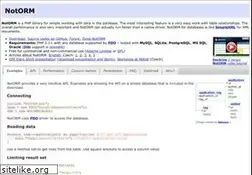 Sites similar to notorm.com