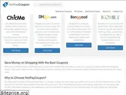 Sites similar to notpaycoupon.com