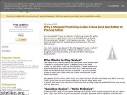 Sites similar to notplayingguitar.com