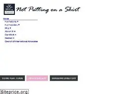 Sites similar to notputtingonashirt.org