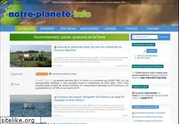 Sites similar to notre-planete.info