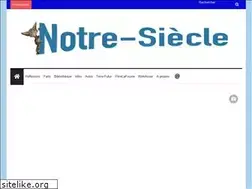 Sites similar to notre-siecle.com