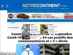 Sites similar to notrecontinent.com