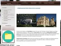 Sites similar to notredamedelajeunesse.com