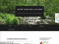 Sites similar to notredamedes3vallees.be