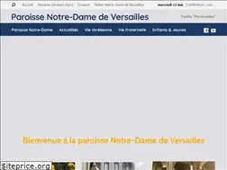 Sites similar to notredameversailles.fr