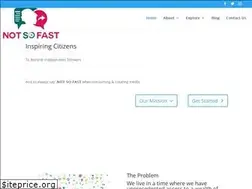 Sites similar to notsofastcampaign.org