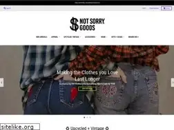 Sites similar to notsorryapparel.com