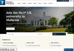 Sites similar to nottingham.edu.my