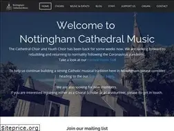 Sites similar to nottinghamcathedralmusic.com