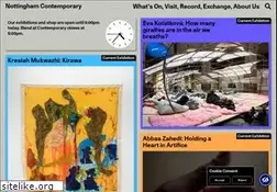 Sites similar to nottinghamcontemporary.org