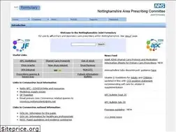 Sites similar to nottinghamshireformulary.nhs.uk