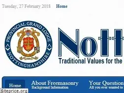 Sites similar to nottinghamshiremasons.co.uk