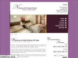 Sites similar to nottinghillgatehotel.co.uk
