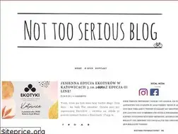 Sites similar to nottooseriousblog.com