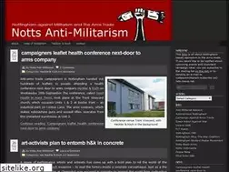 Sites similar to nottsantimilitarism.wordpress.com