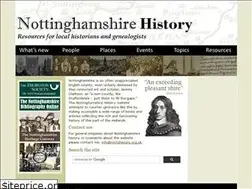 Sites similar to nottshistory.org.uk