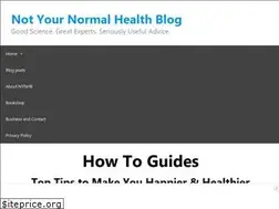Sites similar to notyournormalhealthblog.com