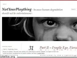 Sites similar to notyourplaything.com
