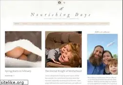 Sites similar to nourishingdays.com
