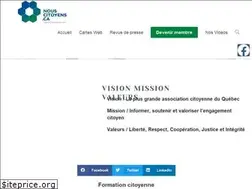 Sites similar to nouscitoyens.ca