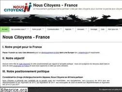 Sites similar to nouscitoyens.fr