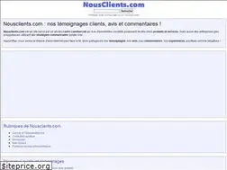 Sites similar to nousclients.com