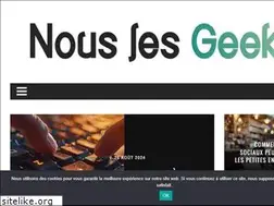 Sites similar to nouslesgeeks.fr
