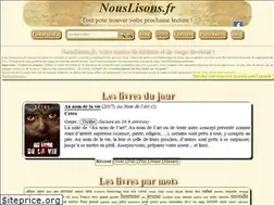 Sites similar to nouslisons.fr