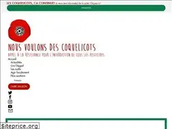 Sites similar to nousvoulonsdescoquelicots.fr