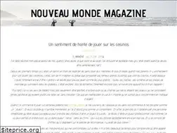 Sites similar to nouveaumondemagazine.com