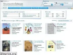 Sites similar to nouveautes-editeurs.bnf.fr
