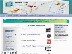 Sites similar to nouvelle-donne.net