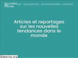Sites similar to nouvellesdumonde.net