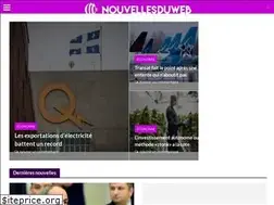 Sites similar to nouvellesduweb.com