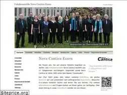 Sites similar to nova-cantica-essen.de